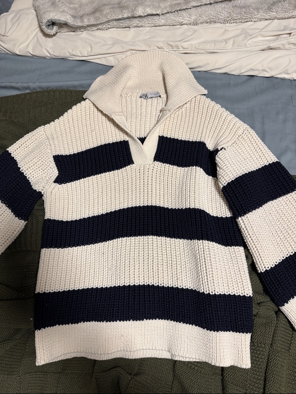Zara striped sweater